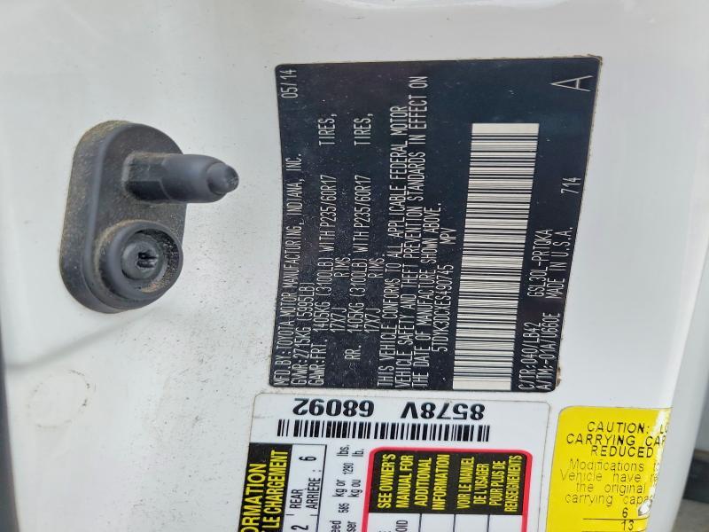 2014 Toyota Sienna xle