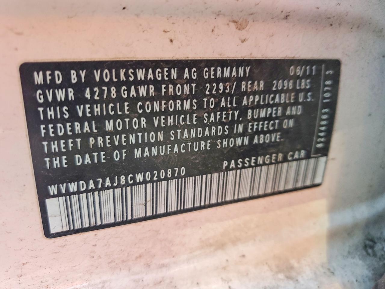 2012 Volkswagen Golf