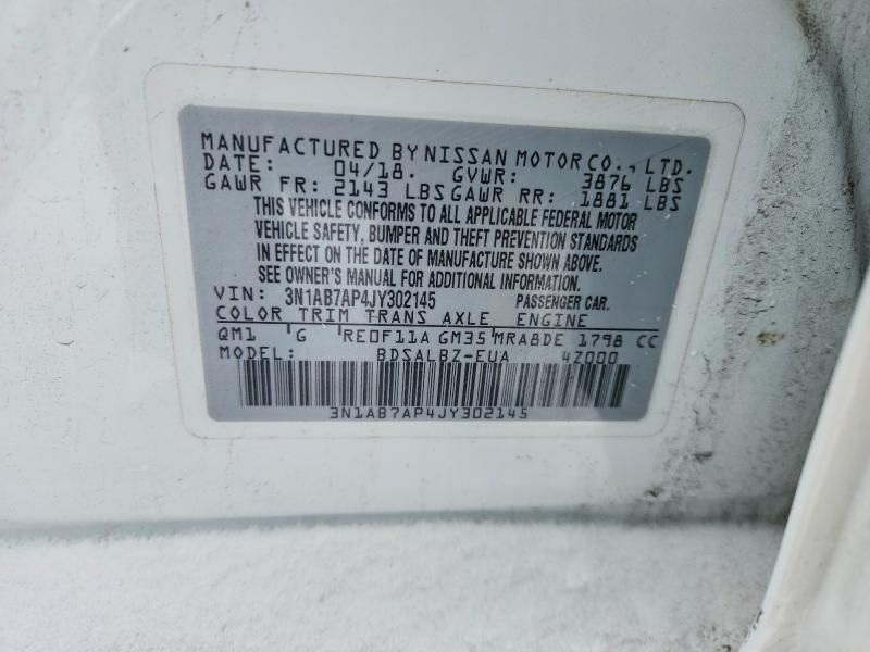 2018 Nissan Sentra s