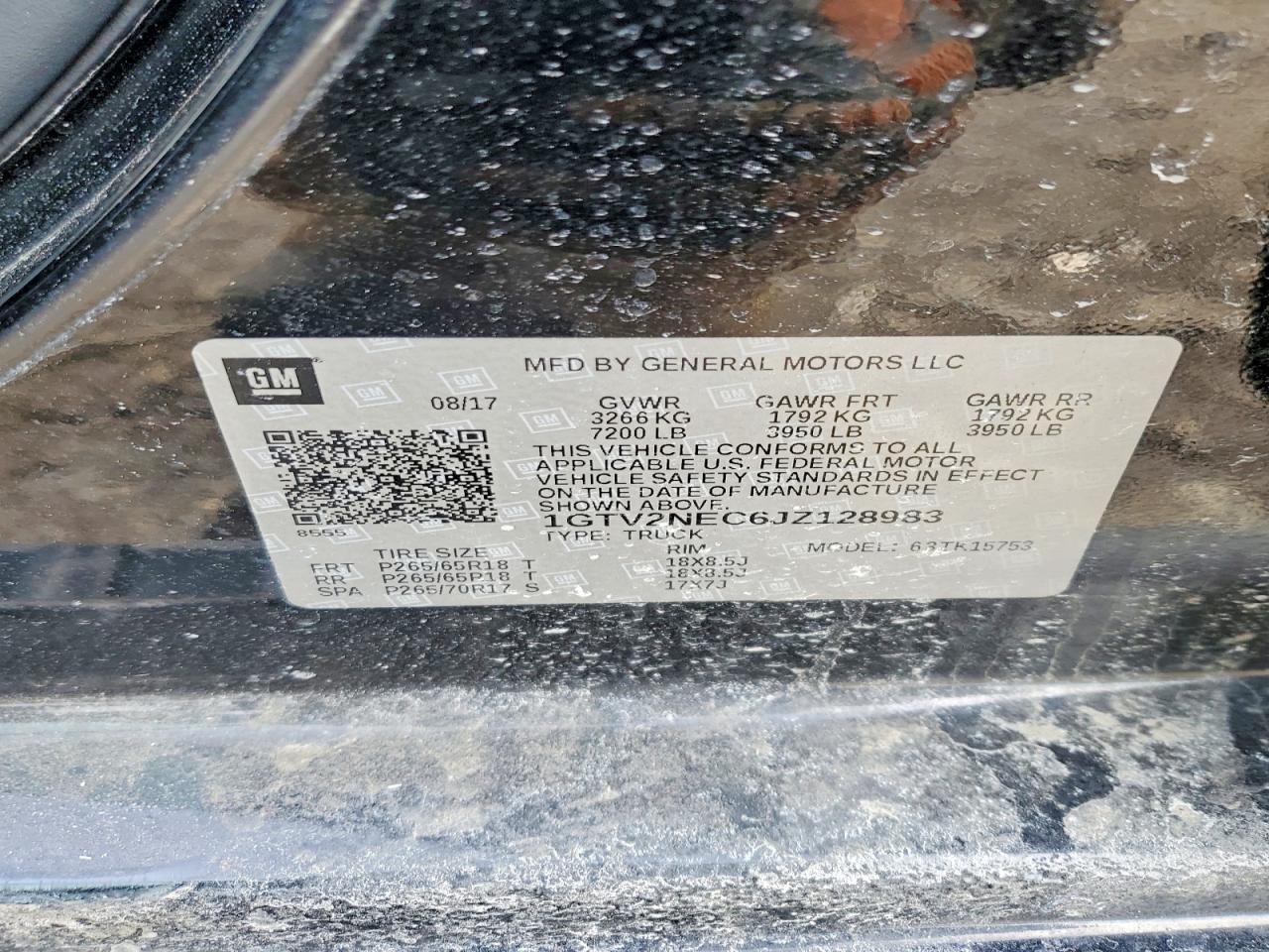 2018 GMC Sierra K1500 SLT