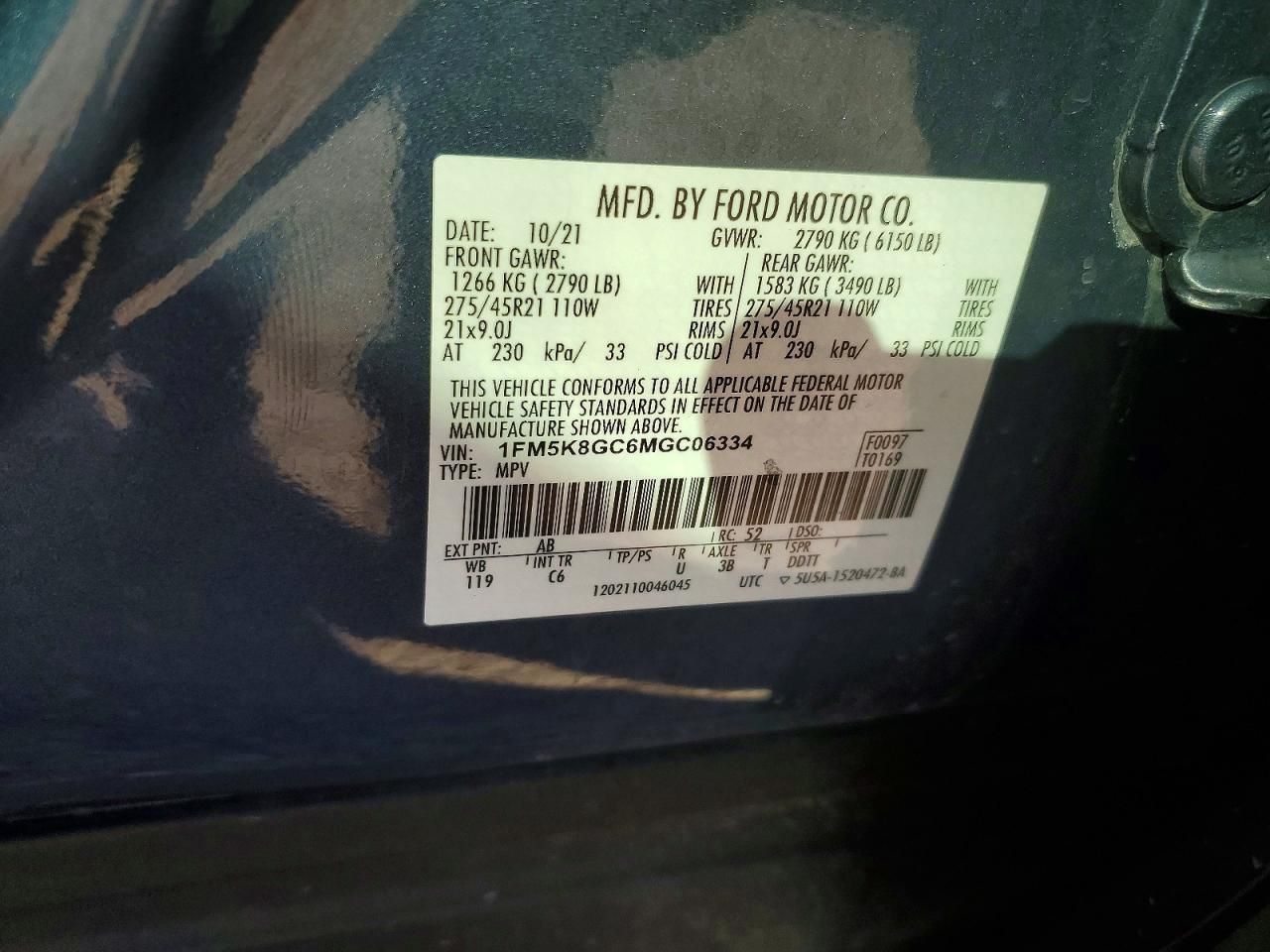 2021 Ford Explorer st