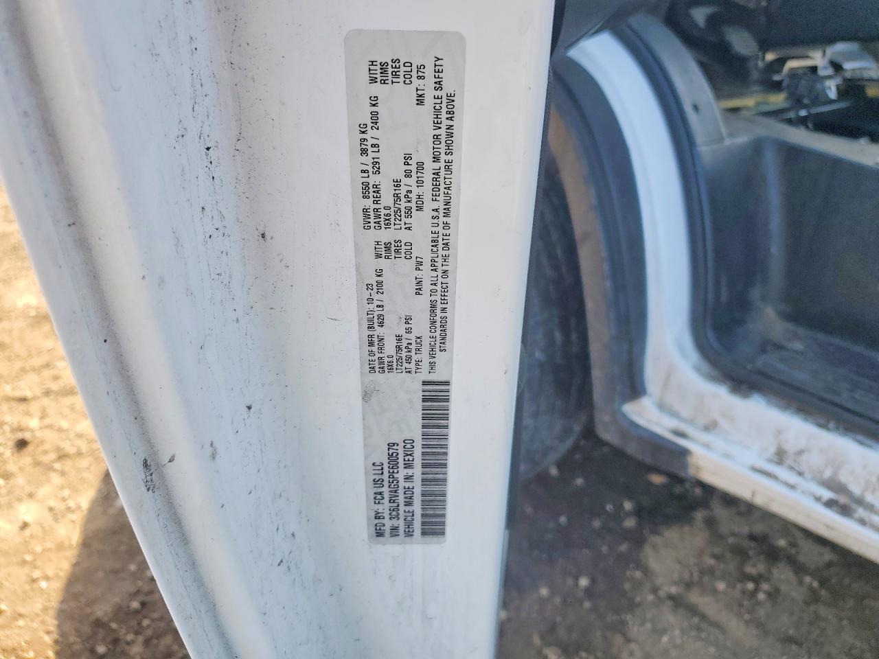 2023 Dodge RAM Promaster 1500 1500 Standard