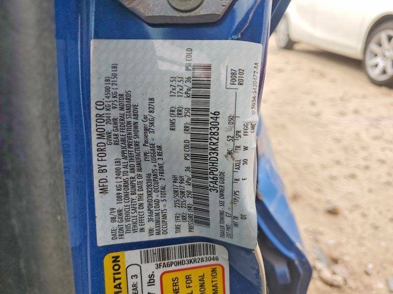 2019 Ford Fusion se