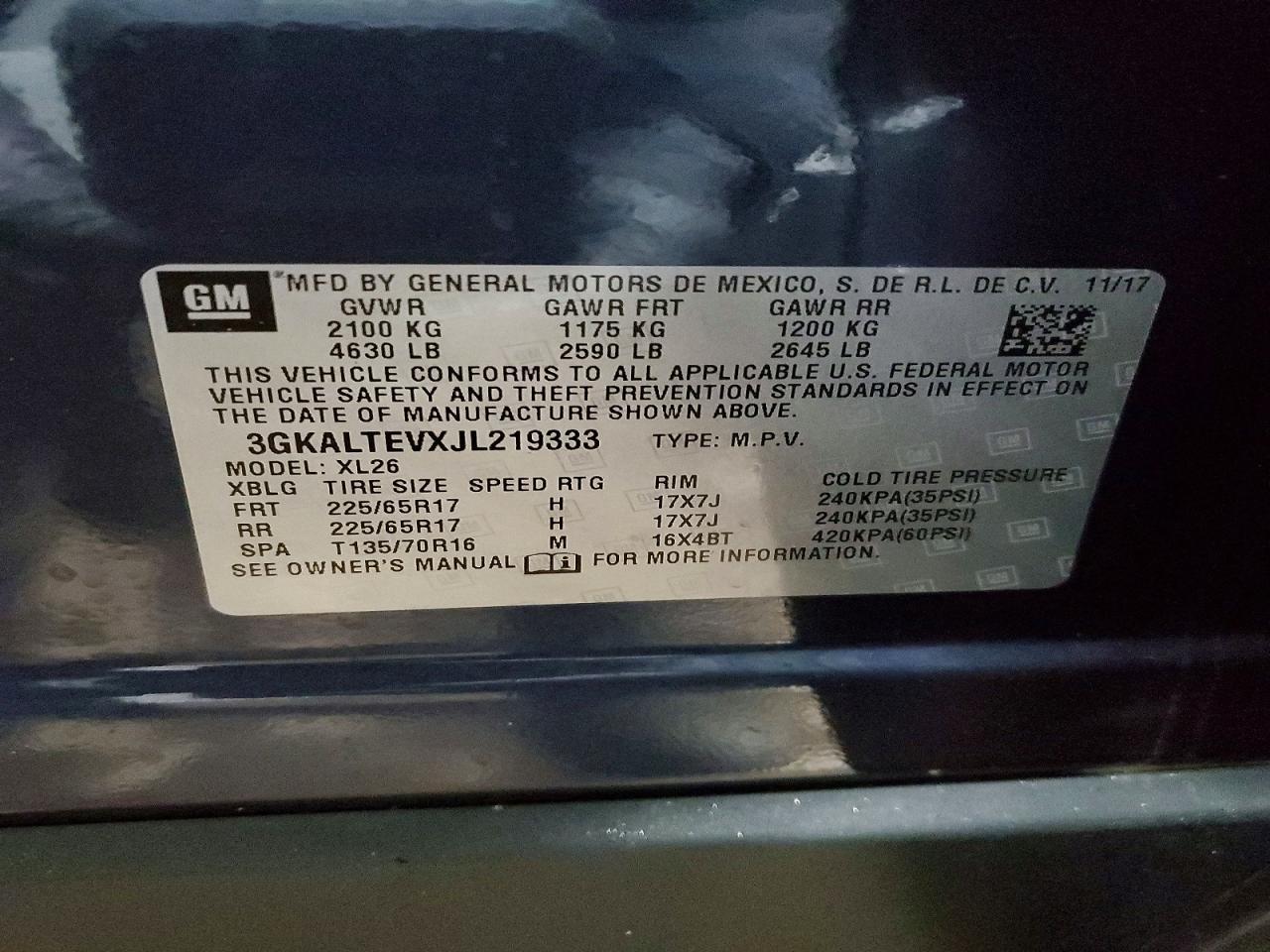 2018 GMC Terrain sle