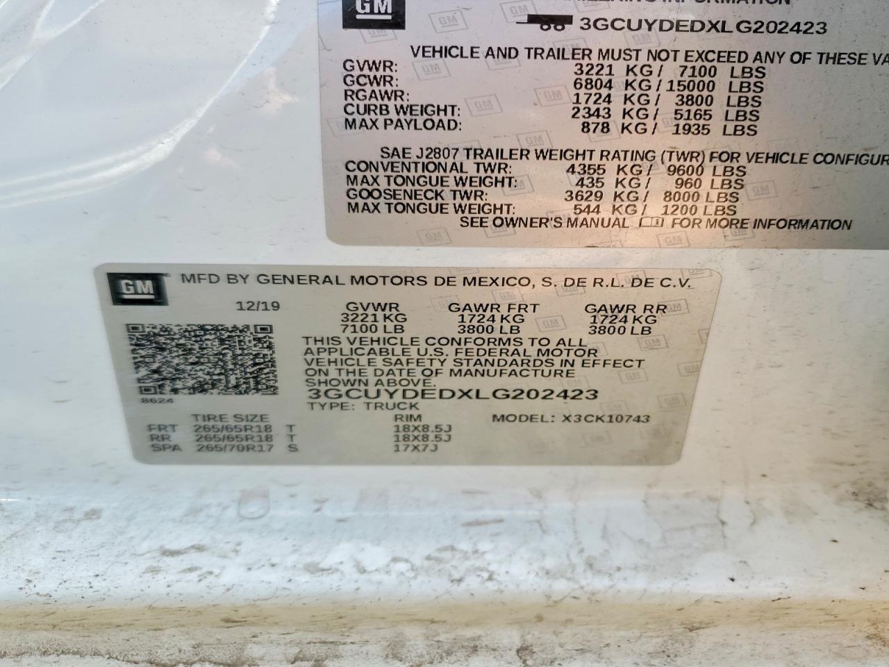 2020 Chevrolet Silverado K1500 lt