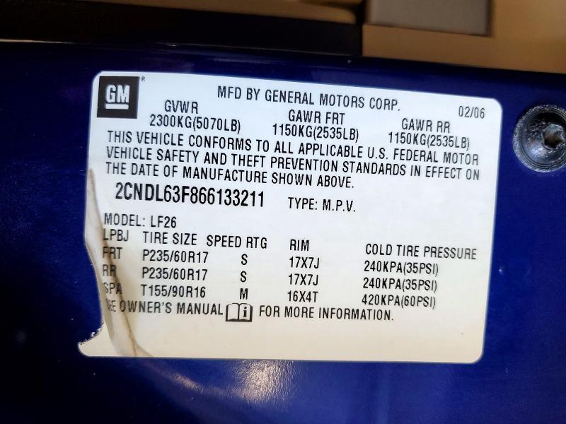 2006 Chevrolet Equinox lt