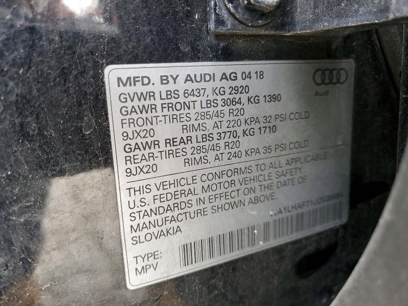 2018 Audi Q7 Premium Plus