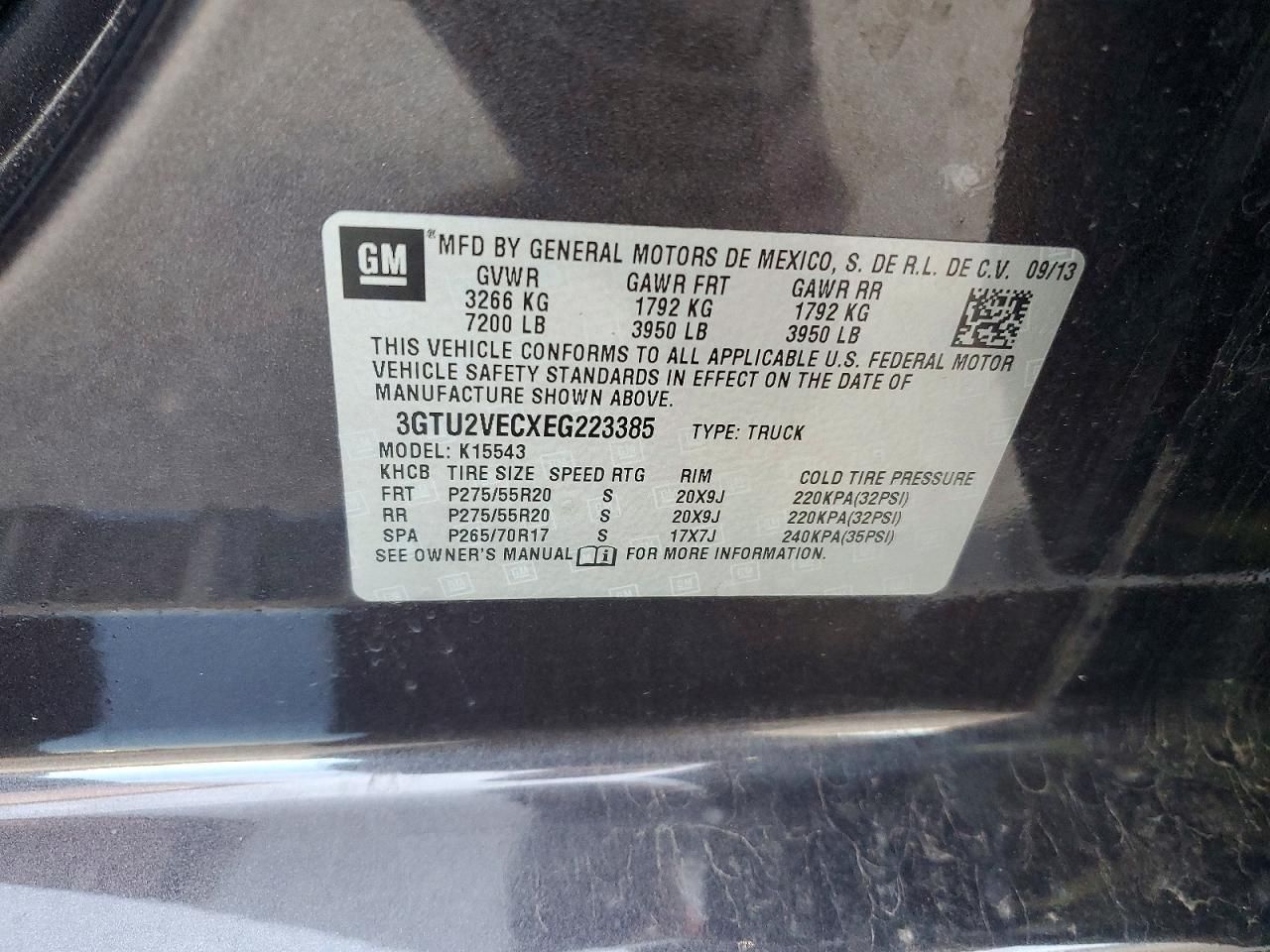 2014 GMC Sierra K1500 slt