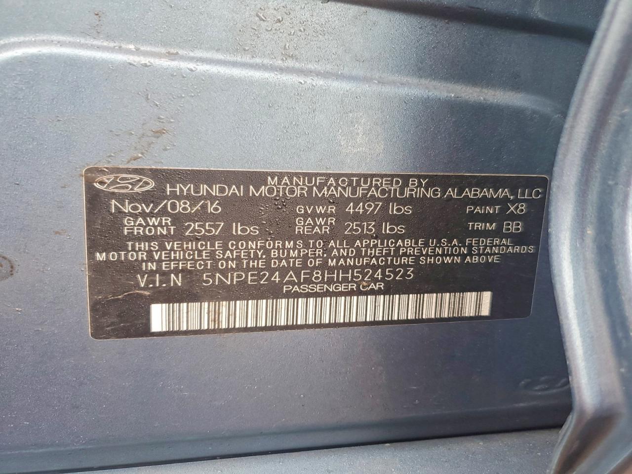 2017 Hyundai Sonata se
