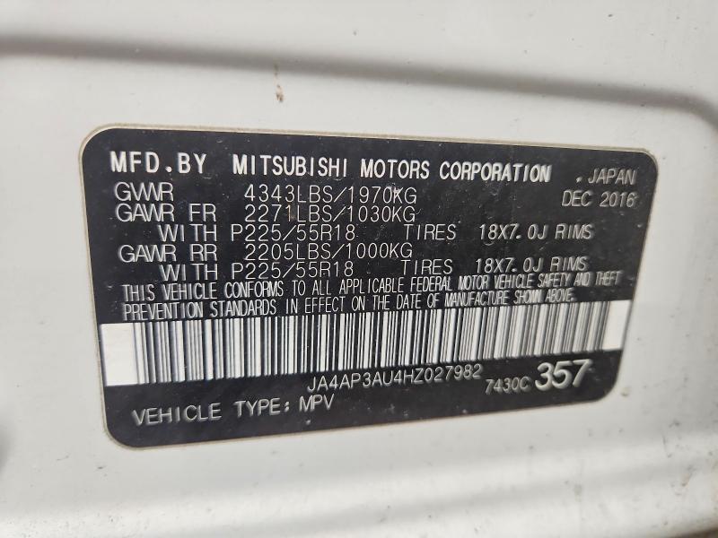 2017 Mitsubishi Outlander Sport es