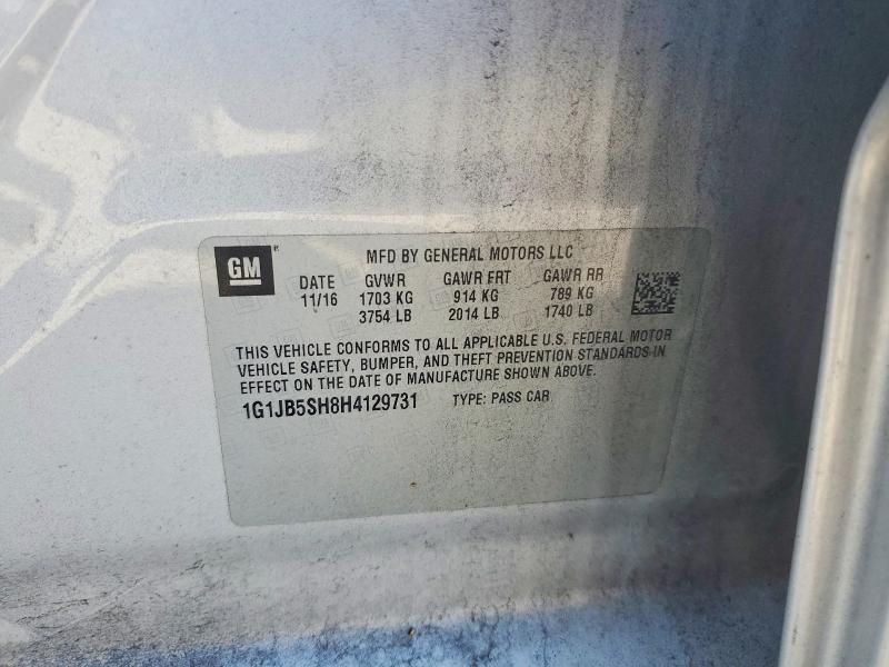 2017 Chevrolet Sonic ls