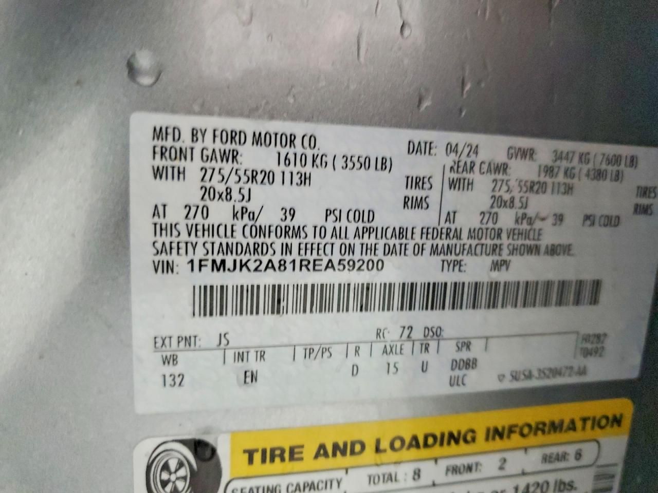 2024 Ford Expedition max Limited