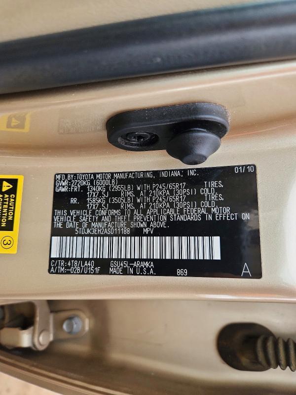 2010 Toyota Highlander se