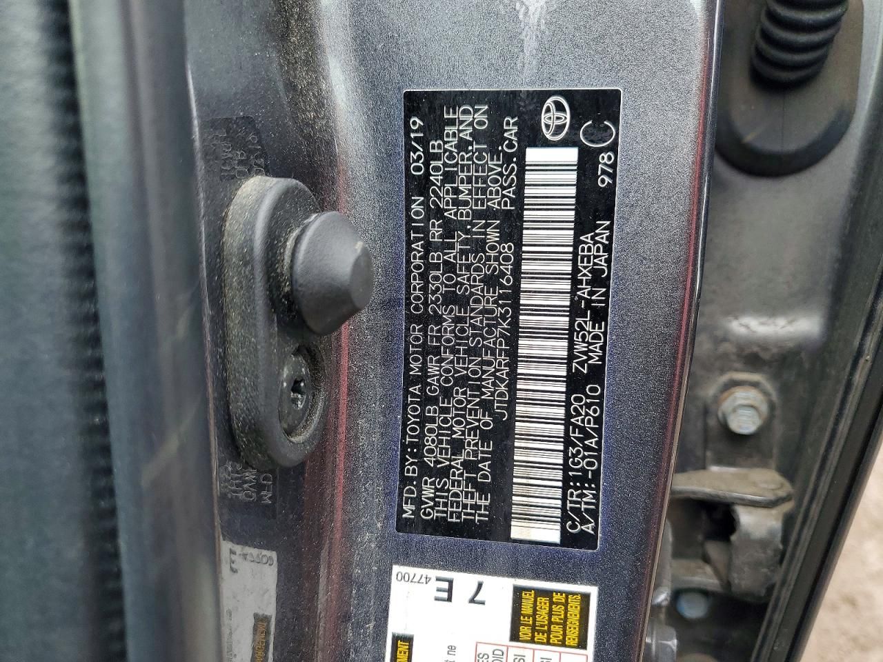 2019 Toyota Prius Prime