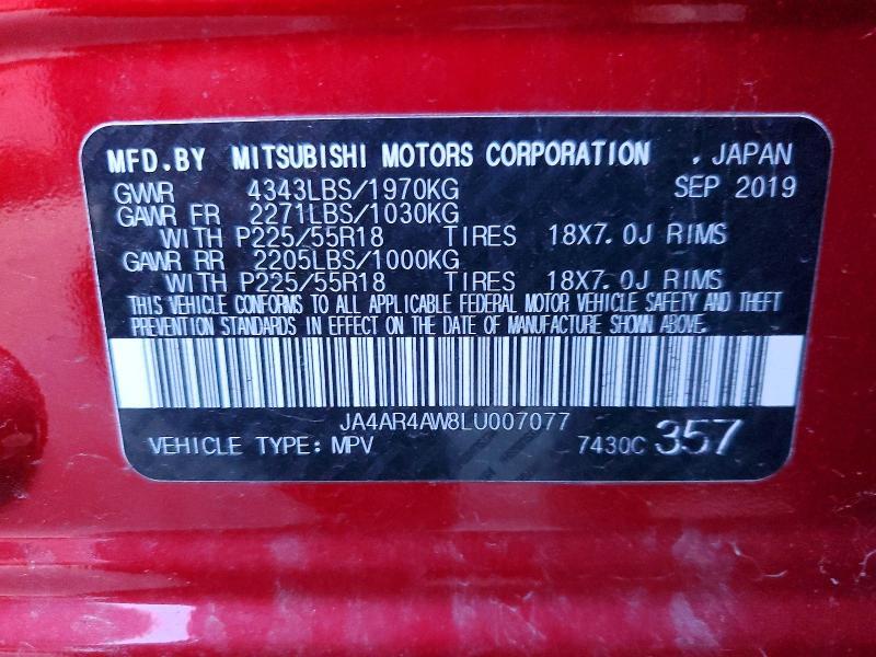 2020 Mitsubishi Outlander Sport gt