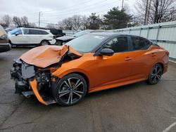 Vehiculos salvage en venta de Copart Moraine, OH: 2022 Nissan Sentra sr