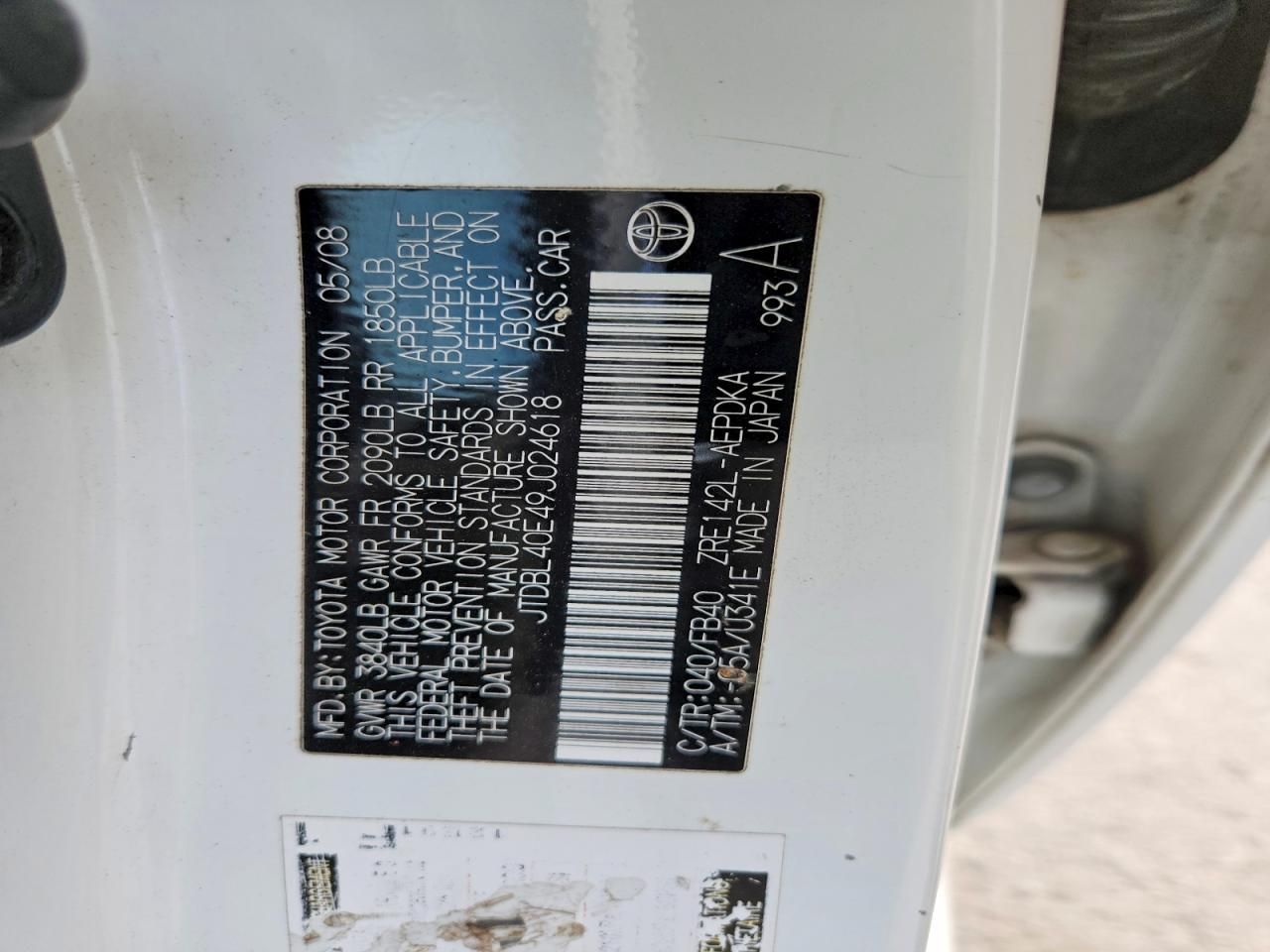 2009 Toyota Corolla Base