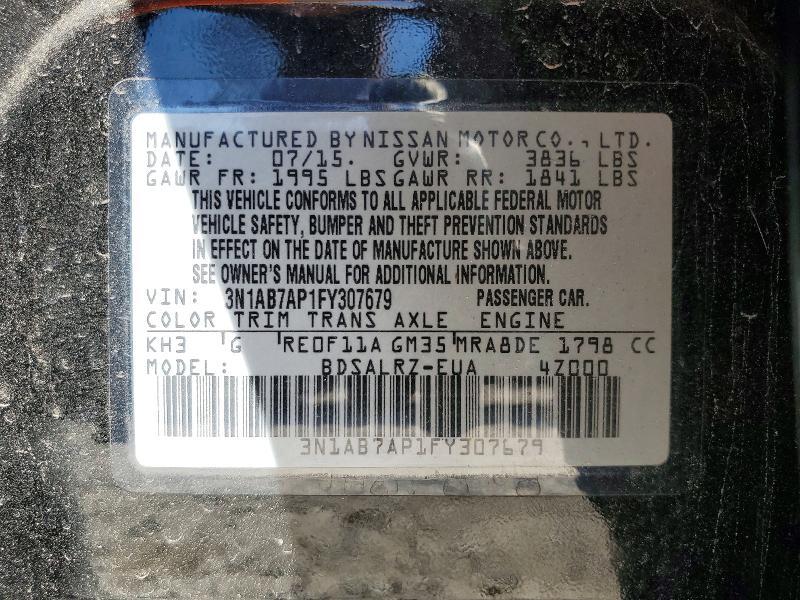 2015 Nissan Sentra s