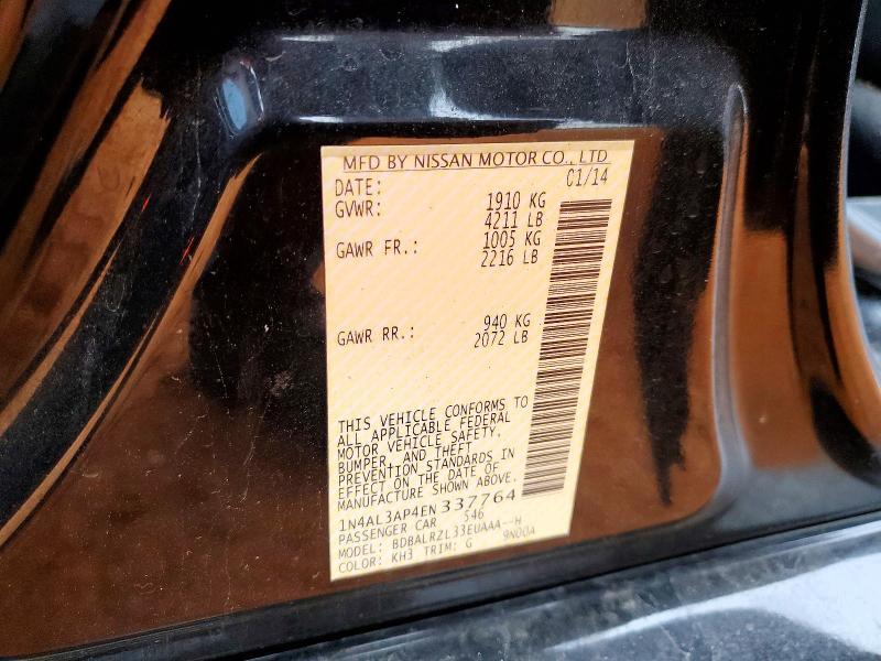 2014 Niss Altima 2.5 s