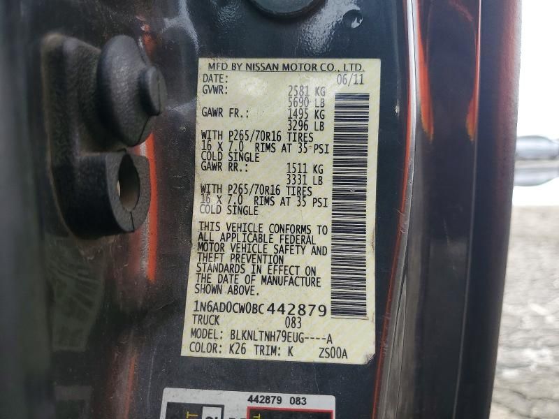 2011 Nissan Frontier SV
