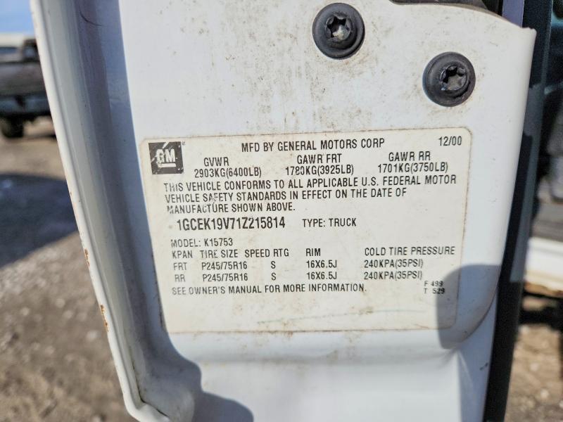 2001 Chevrolet Silverado K1500