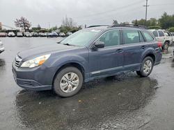 Subaru Outback salvage cars for sale: 2011 Subaru Outback 2.5i