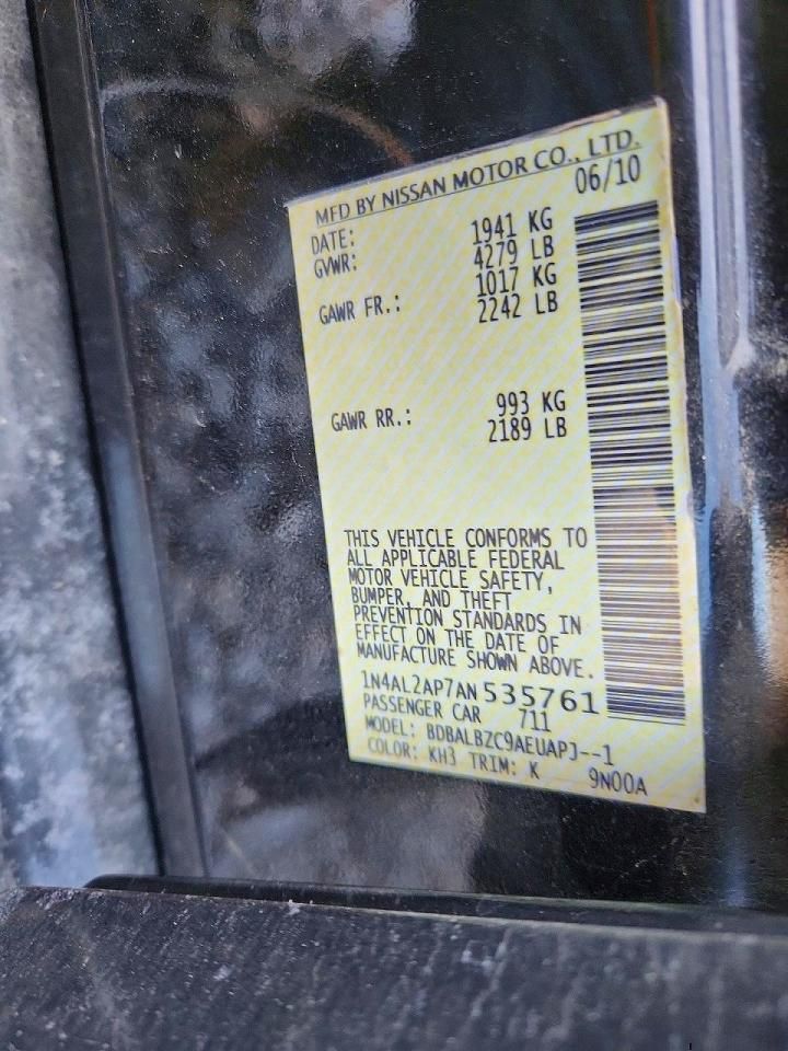 2010 Nissan Altima Base