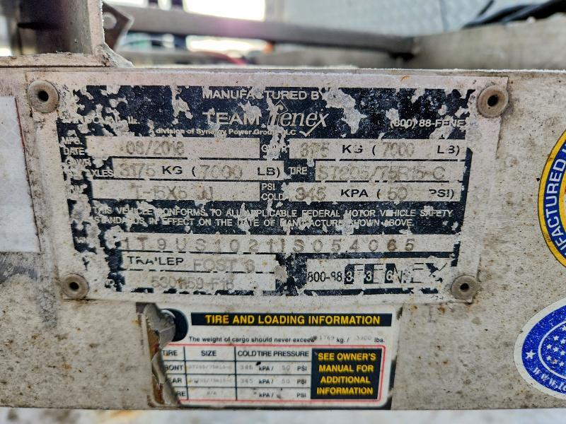 2018 TRA 2018 Team Fenex Fiber Optic Splicing Trailer