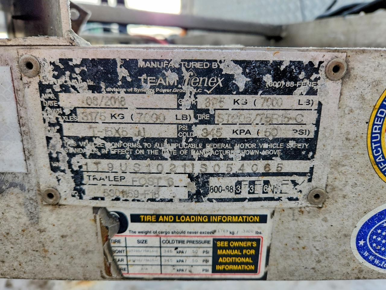 2018 TRA 2018 Team Fenex Fiber Optic Splicing Trailer