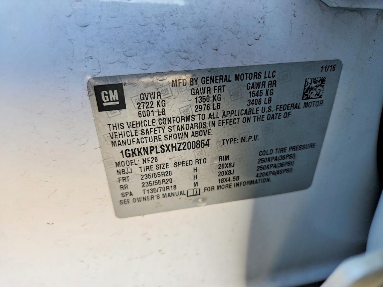 2017 GMC Acadia Denali