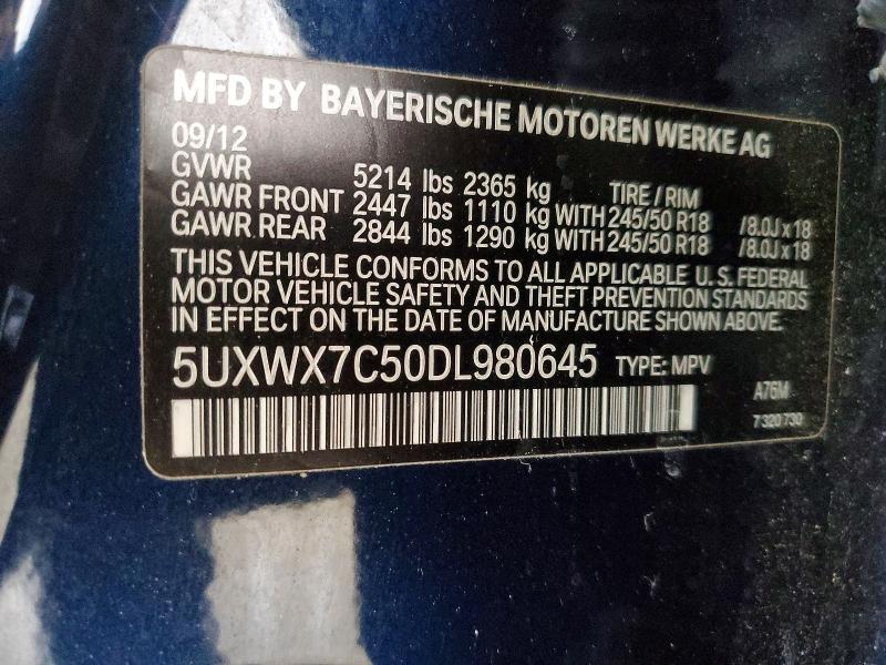 2013 BMW X3 Xdrive35i