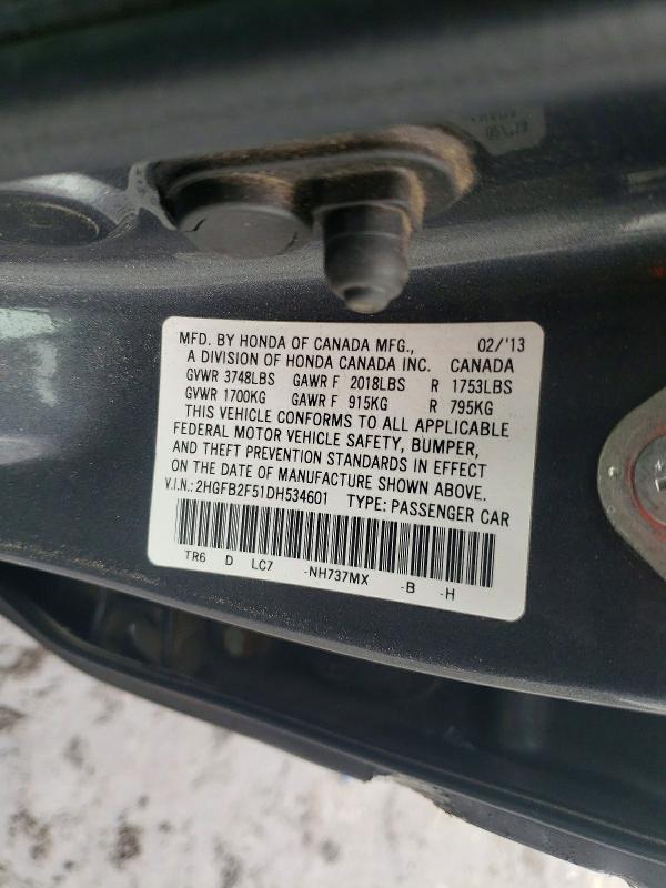 2013 Honda Civic lx