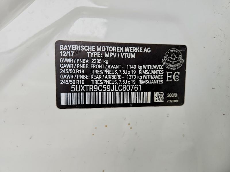 2018 BMW X3 Xdrive30i