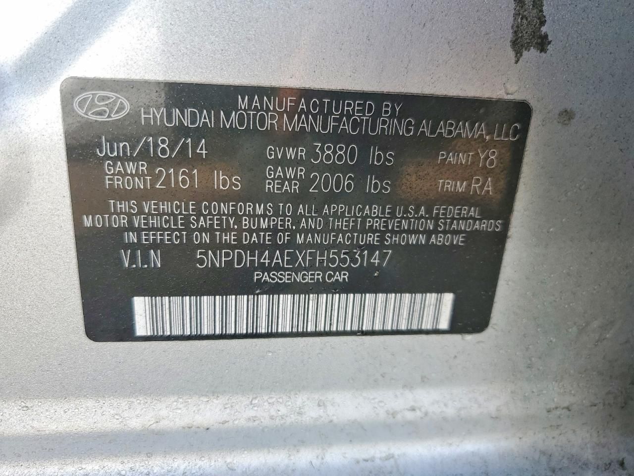 2015 Hyundai Elantra se