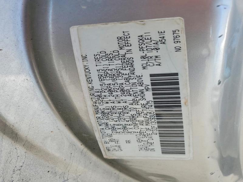 2003 Toyota Sienna xle