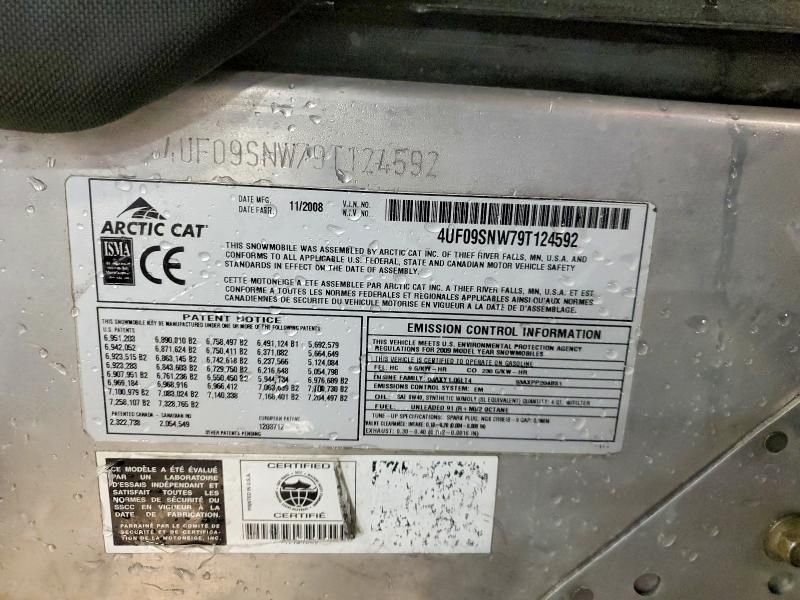 2009 Arctic Cat Turbo Touring TZ1