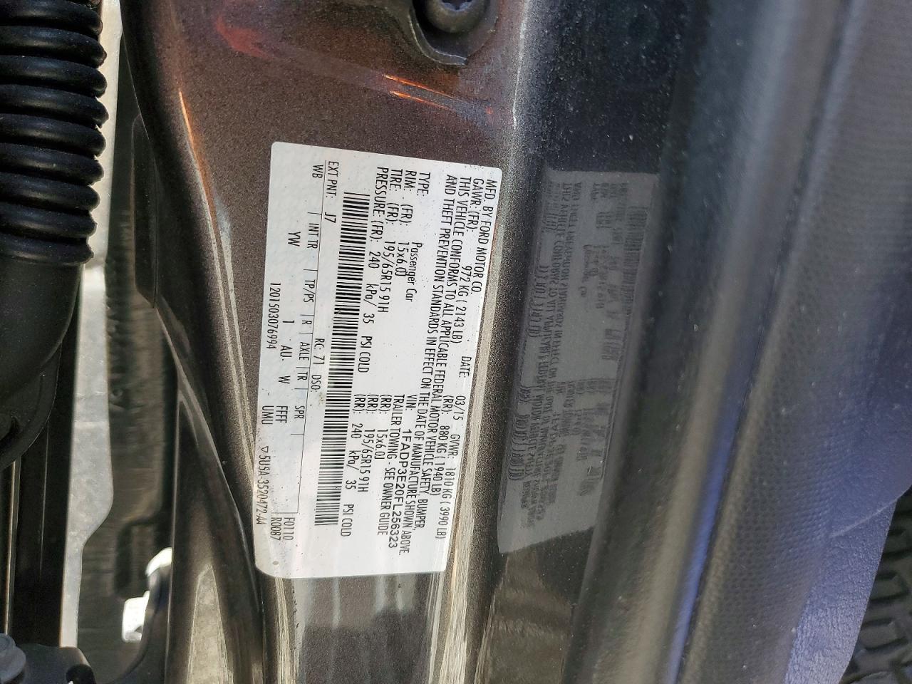 2015 Ford Focus s