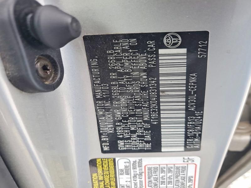 2004 Toyota Camry le