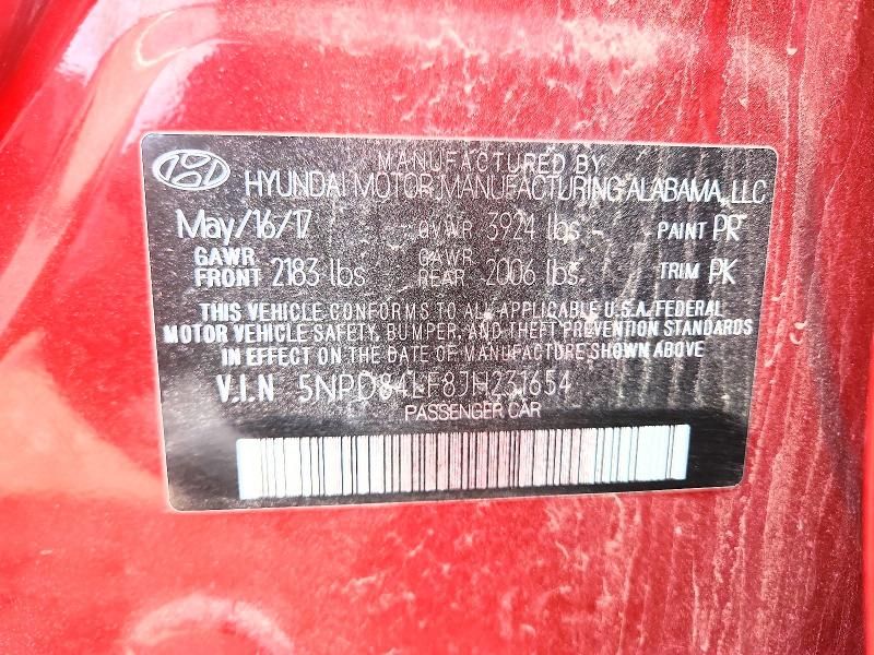 2018 Hyundai Elantra sel