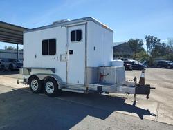 Salvage trucks for sale at Martinez, CA auction: 2000 Featherlite Fiber Optic Splicing Trailer