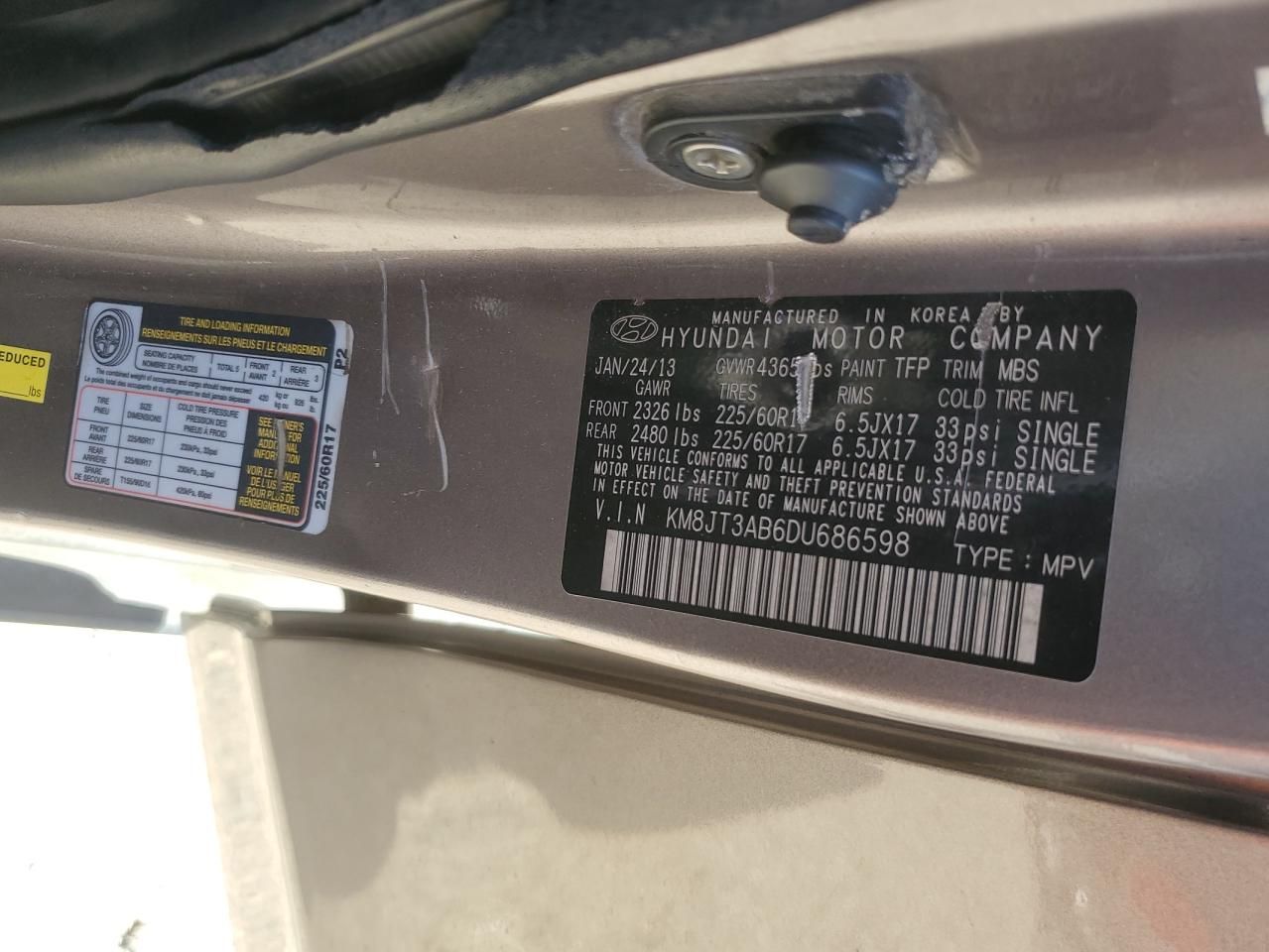 2013 Hyundai Tucson gl