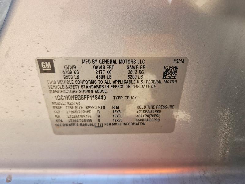 2015 Chevrolet Silverado K2500 Heavy Duty ltz