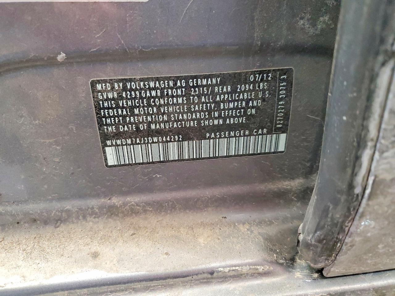 2013 Volkswagen Golf