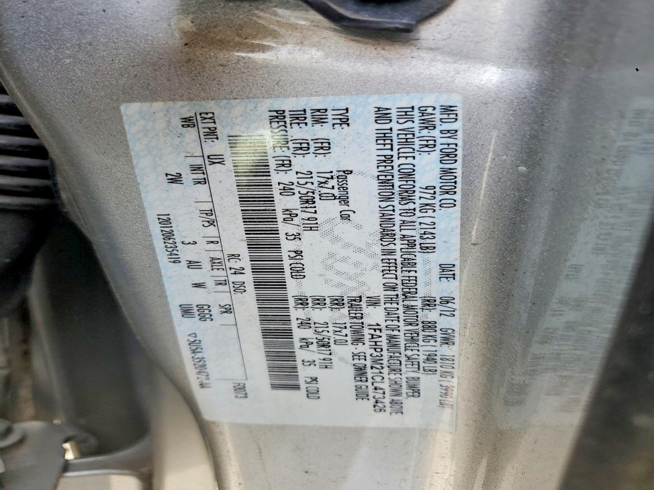 2012 Ford Focus sel