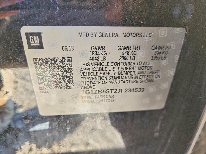 2018 Chevrolet Malibu ls