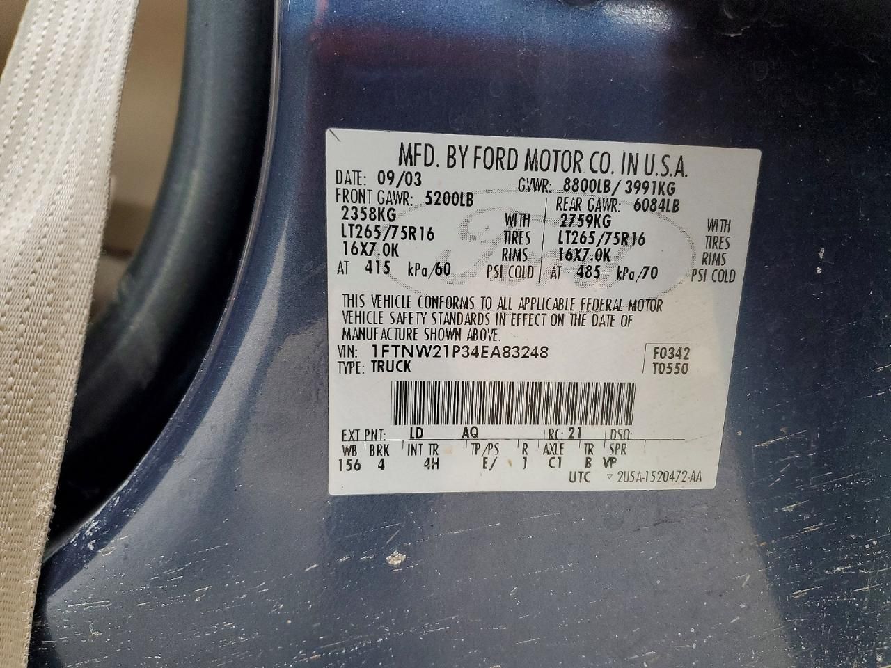 2004 Ford F250 Super Duty