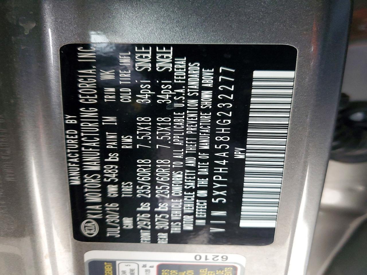2017 KIA Sorento ex