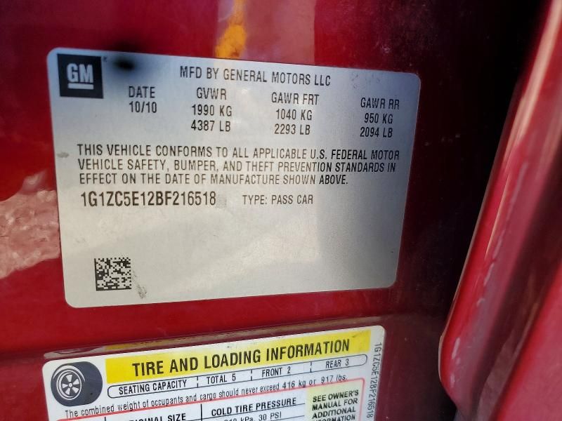 2011 Chevrolet Malibu 1LT