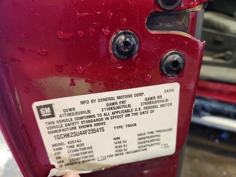 2004 Chevrolet Silverado K2500 Heavy Duty
