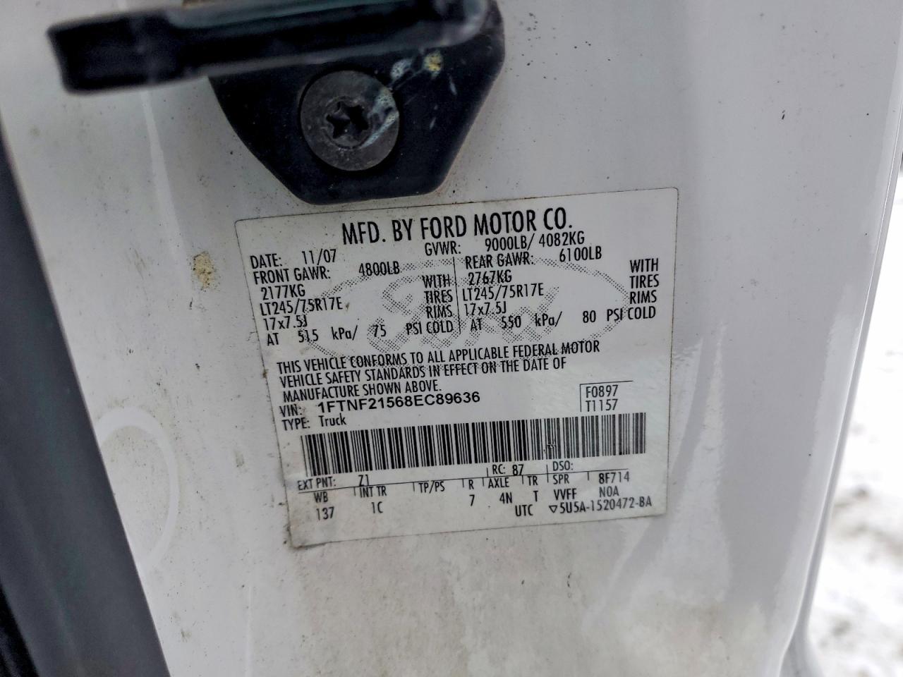 2008 Ford F250 Super Duty